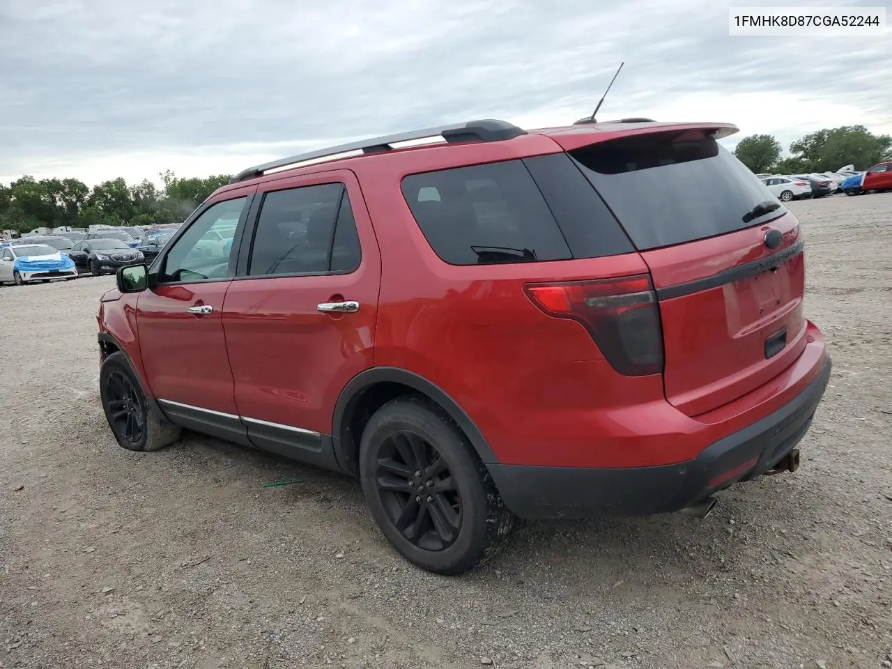 2012 Ford Explorer Xlt VIN: 1FMHK8D87CGA52244 Lot: 62819095