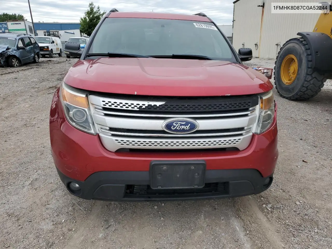 2012 Ford Explorer Xlt VIN: 1FMHK8D87CGA52244 Lot: 62819095