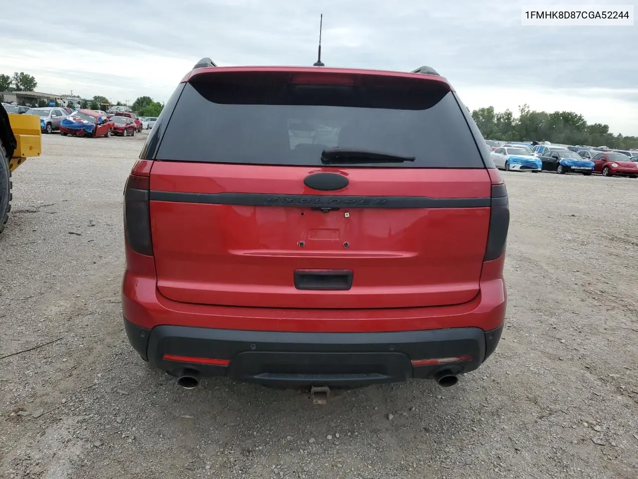 2012 Ford Explorer Xlt VIN: 1FMHK8D87CGA52244 Lot: 62819095