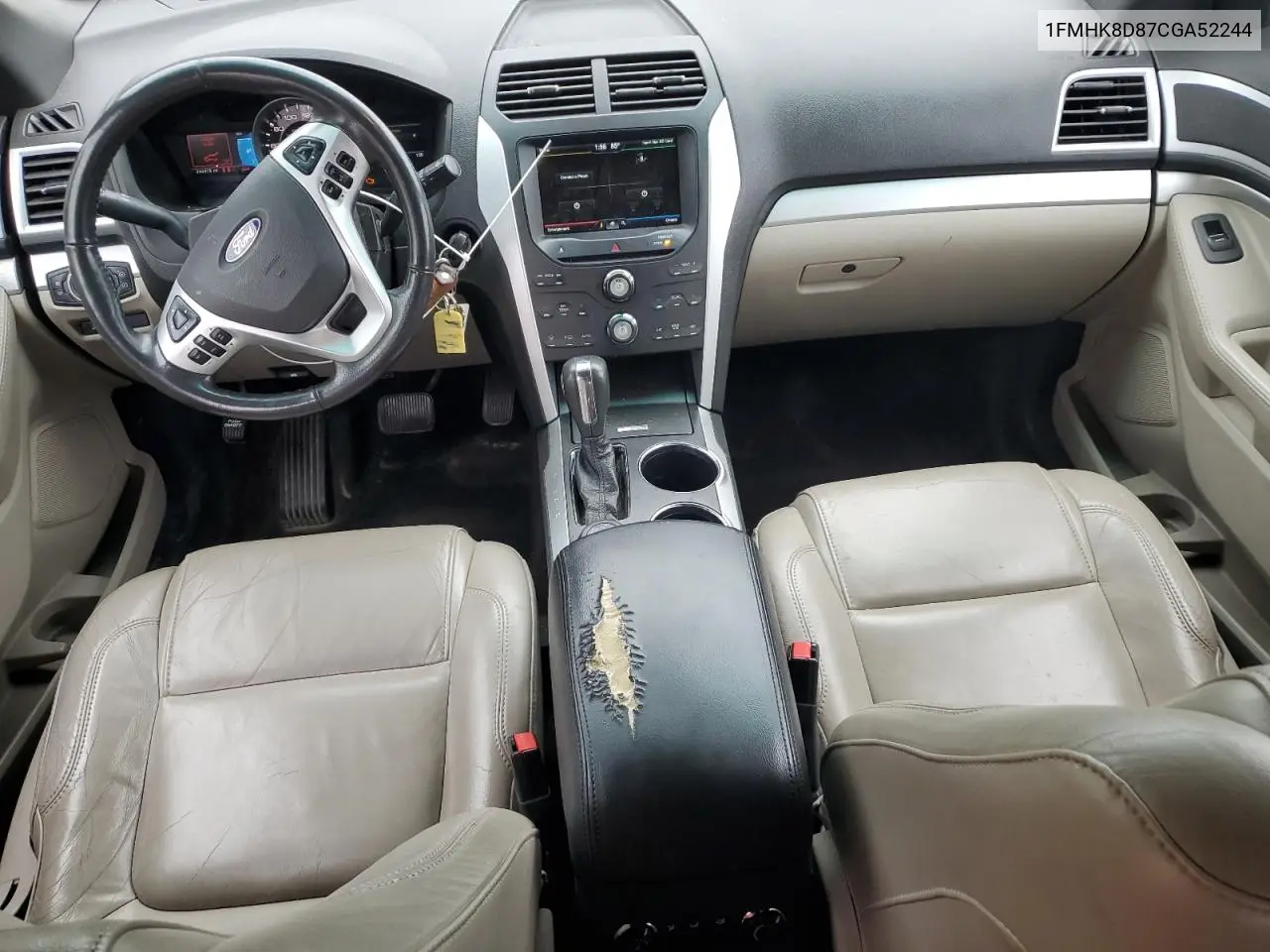2012 Ford Explorer Xlt VIN: 1FMHK8D87CGA52244 Lot: 62819095