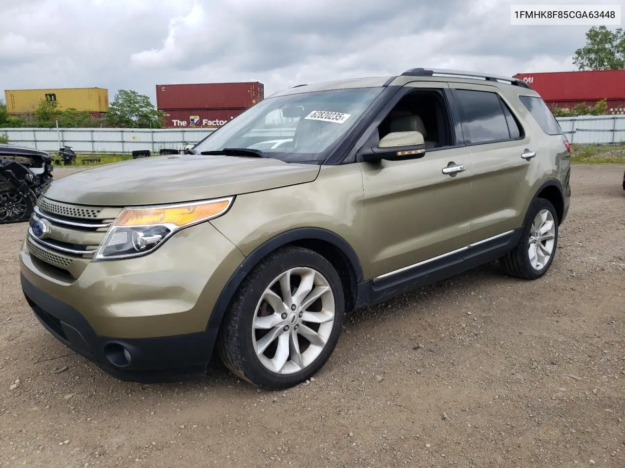 1fmhk8f85cga63448 1FMHK8F85CGA63448 2012 Ford Explorer Limited
