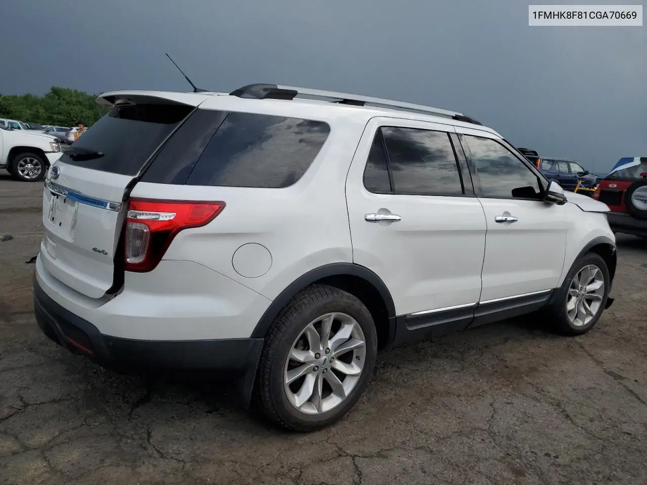 2012 Ford Explorer Limited VIN: 1FMHK8F81CGA70669 Lot: 63281695