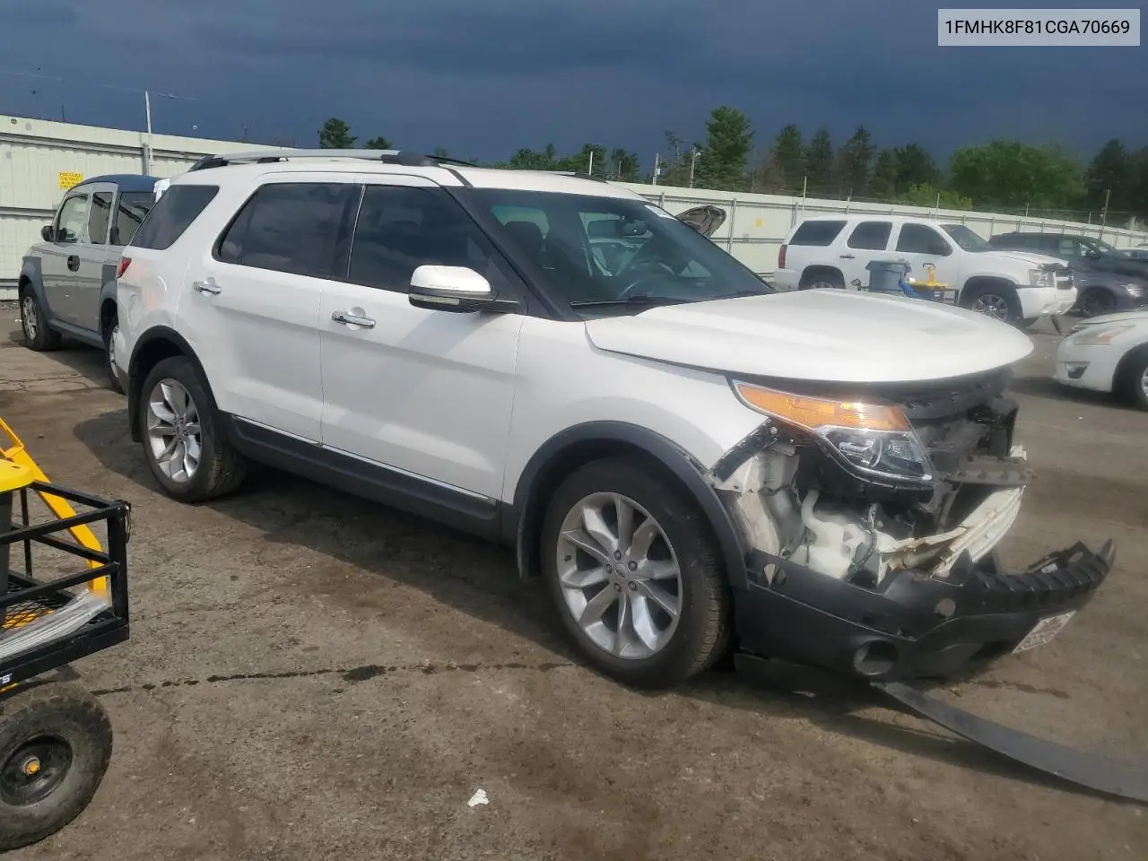 2012 Ford Explorer Limited VIN: 1FMHK8F81CGA70669 Lot: 63281695