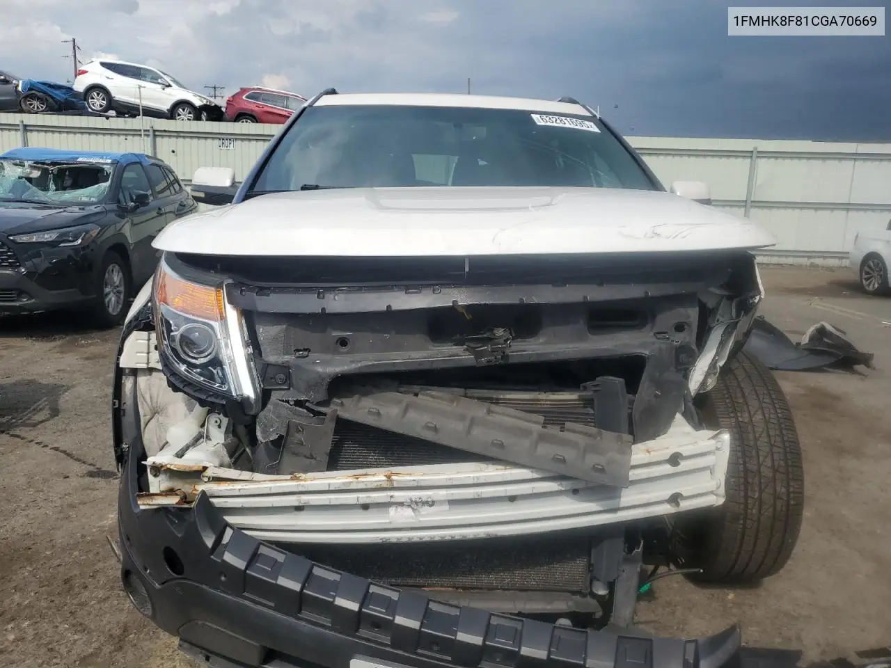 2012 Ford Explorer Limited VIN: 1FMHK8F81CGA70669 Lot: 63281695