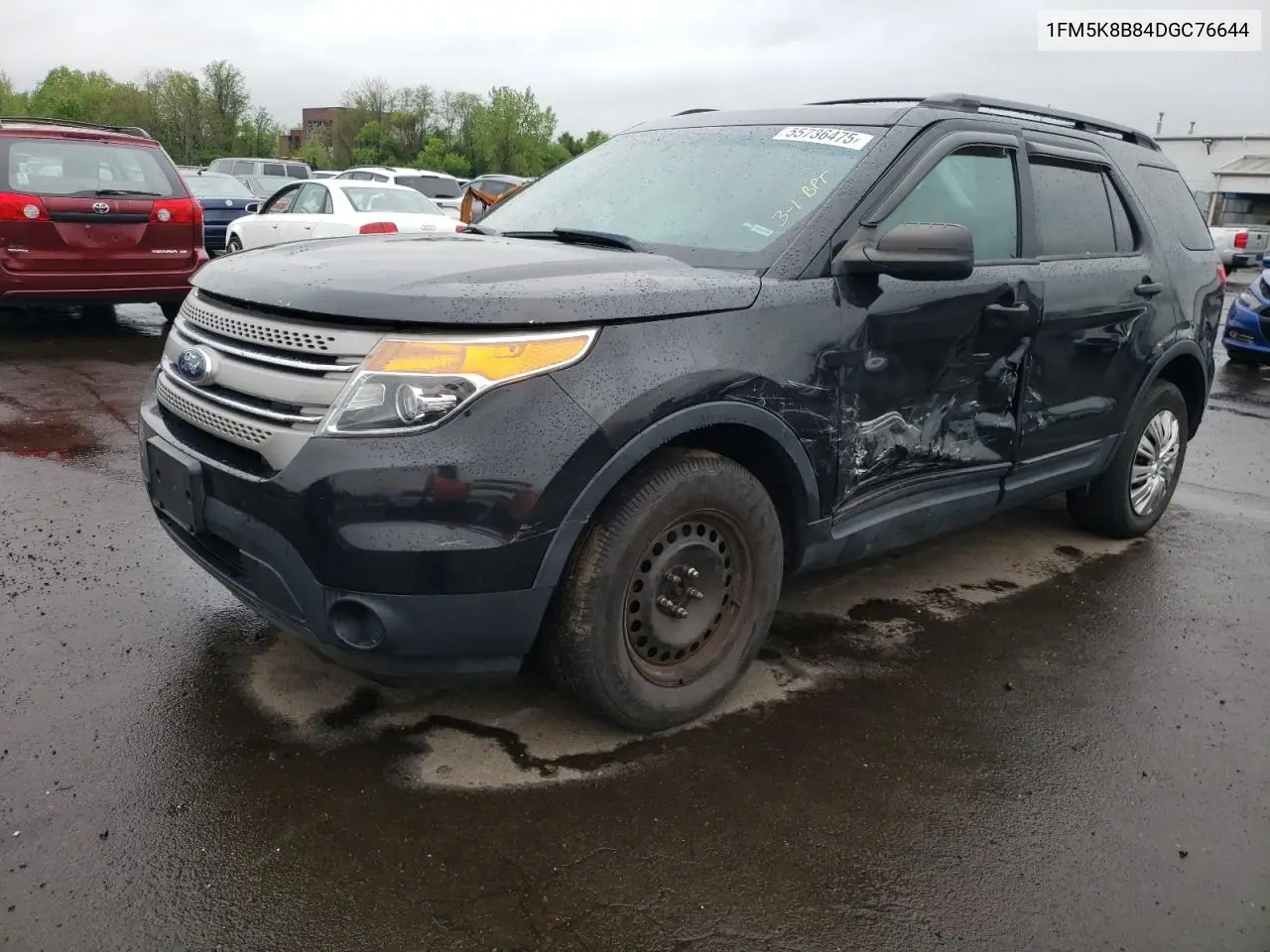 2013 Ford Explorer VIN: 1FM5K8B84DGC76644 Lot: 55736475