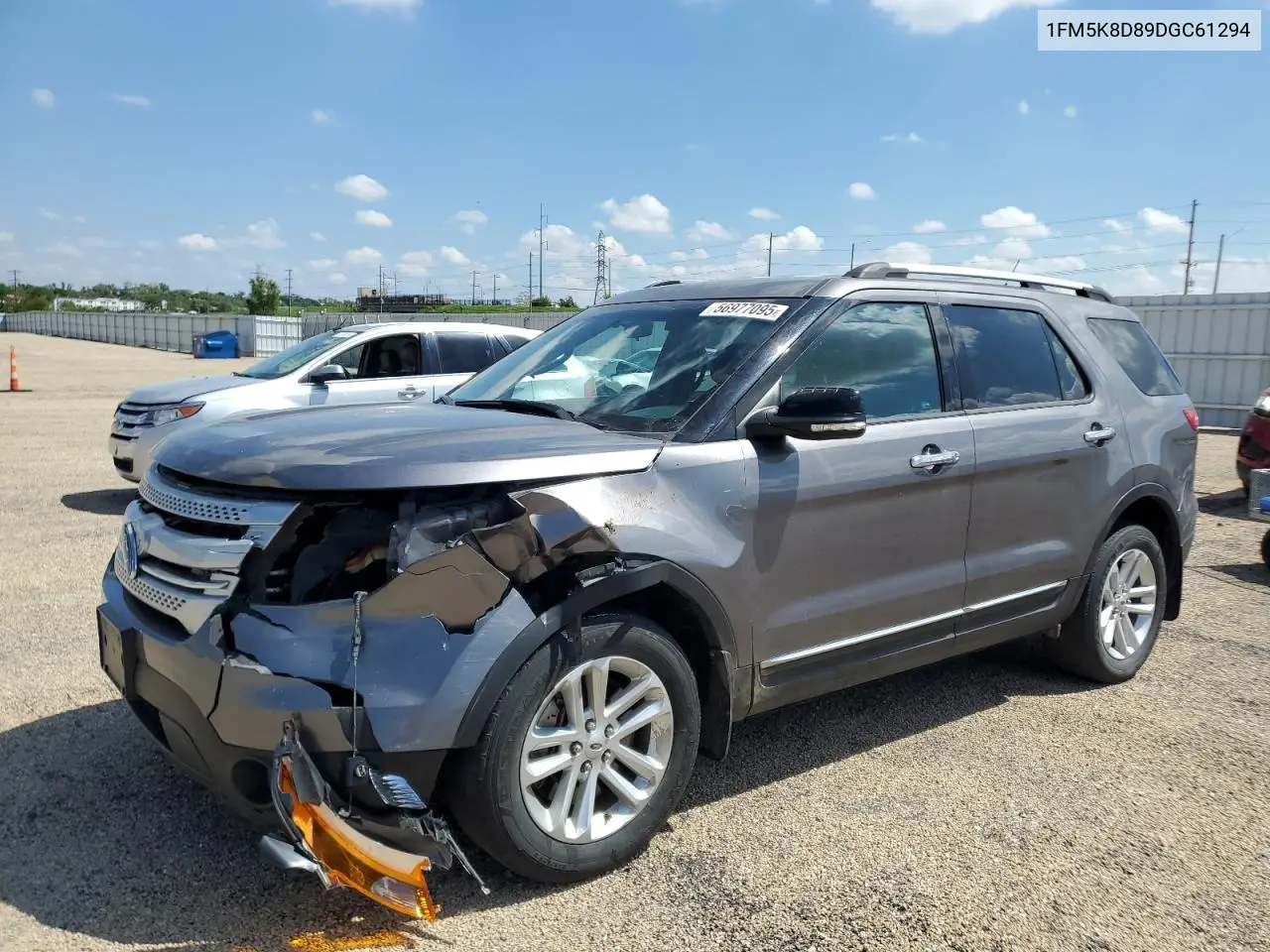 2013 Ford Explorer Xlt VIN: 1FM5K8D89DGC61294 Lot: 56977095