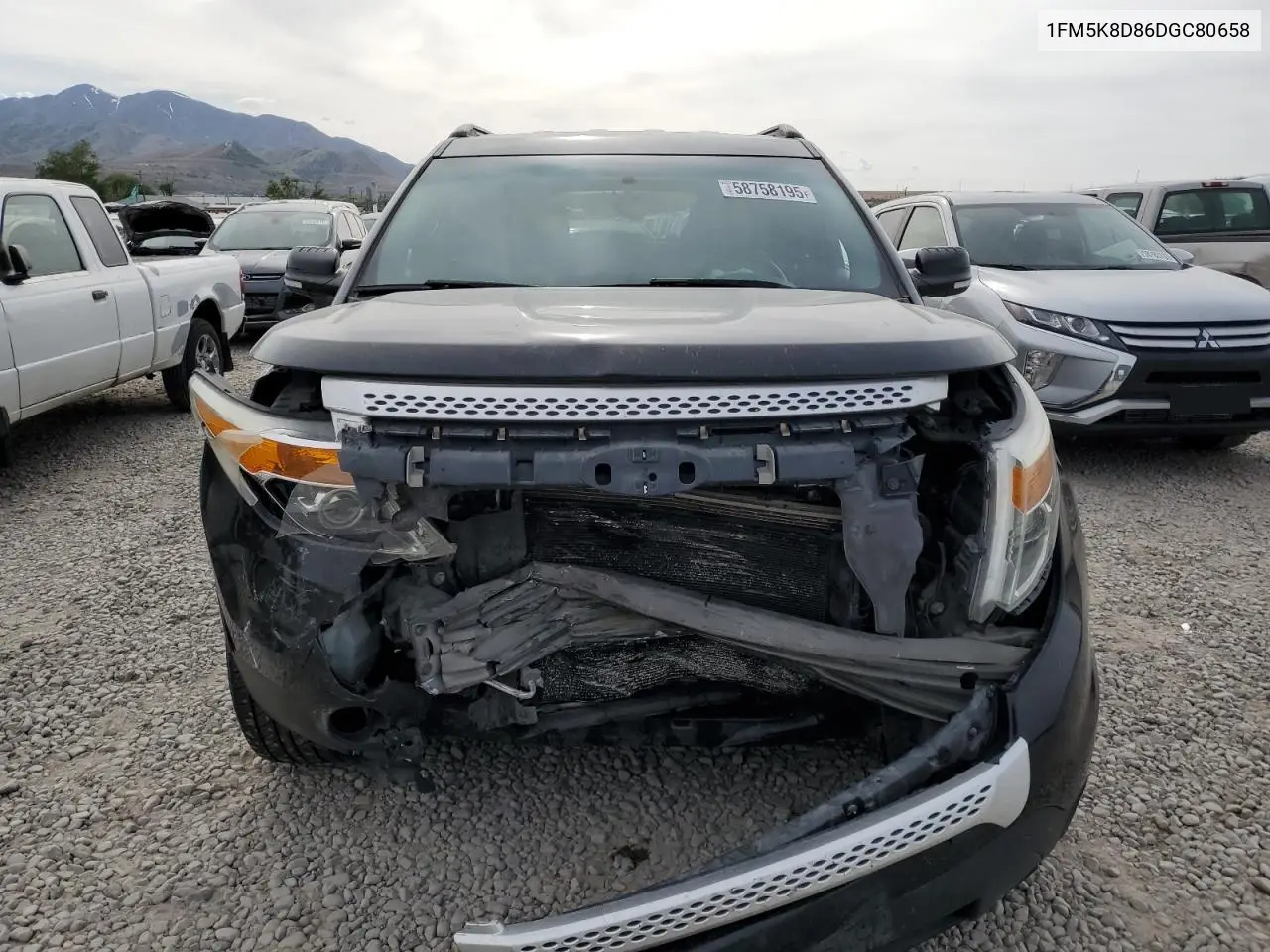 2013 Ford Explorer Xlt VIN: 1FM5K8D86DGC80658 Lot: 58758195