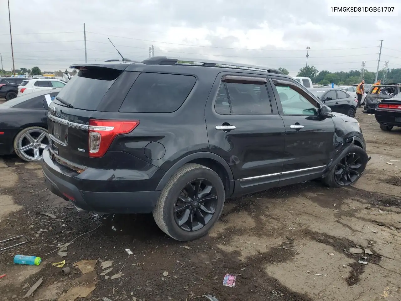 2013 Ford Explorer Xlt VIN: 1FM5K8D81DGB61707 Lot: 62319475