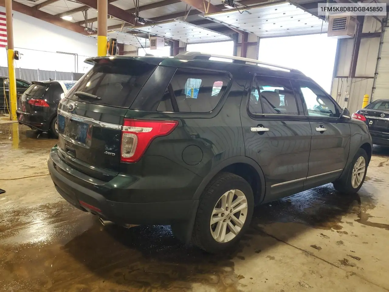 2013 Ford Explorer Xlt VIN: 1FM5K8D83DGB45850 Lot: 63198985