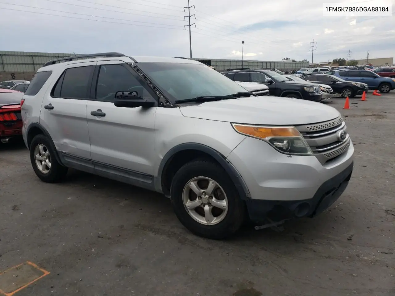 2013 Ford Explorer VIN: 1FM5K7B86DGA88184 Lot: 63282275