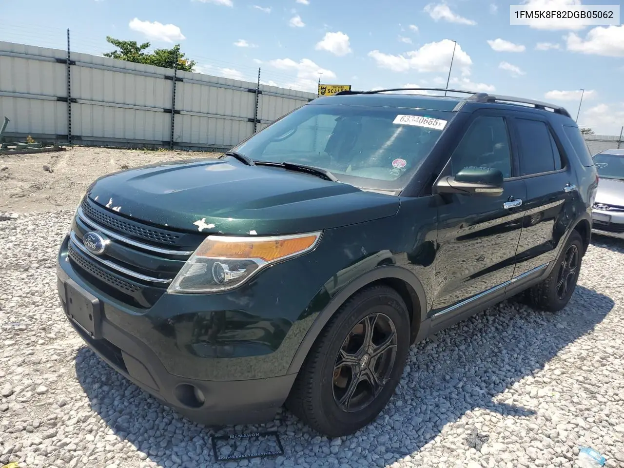 2013 Ford Explorer Limited VIN: 1FM5K8F82DGB05062 Lot: 63340665