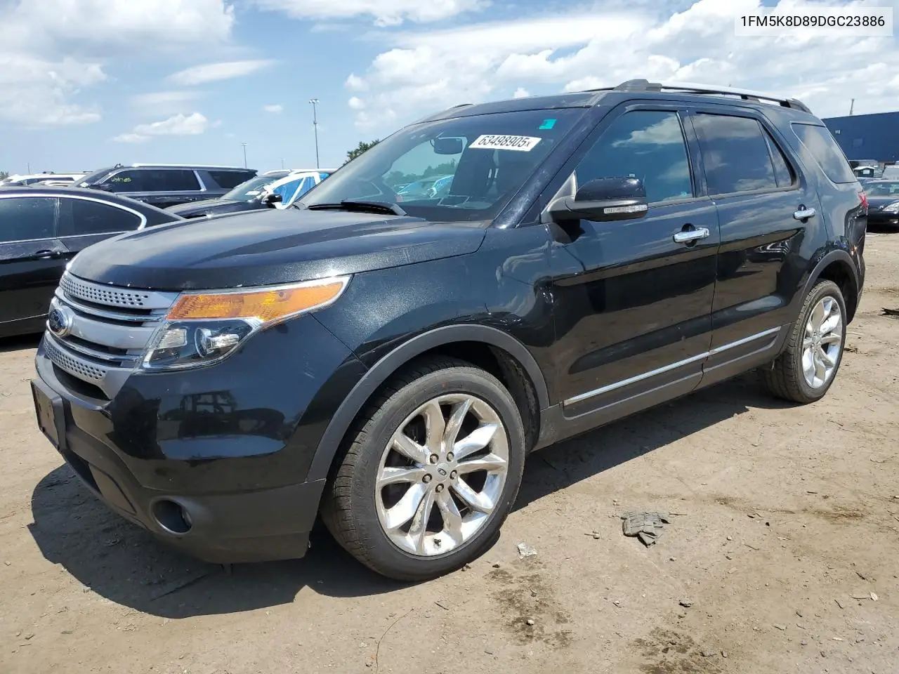 2013 Ford Explorer Xlt VIN: 1FM5K8D89DGC23886 Lot: 63498905