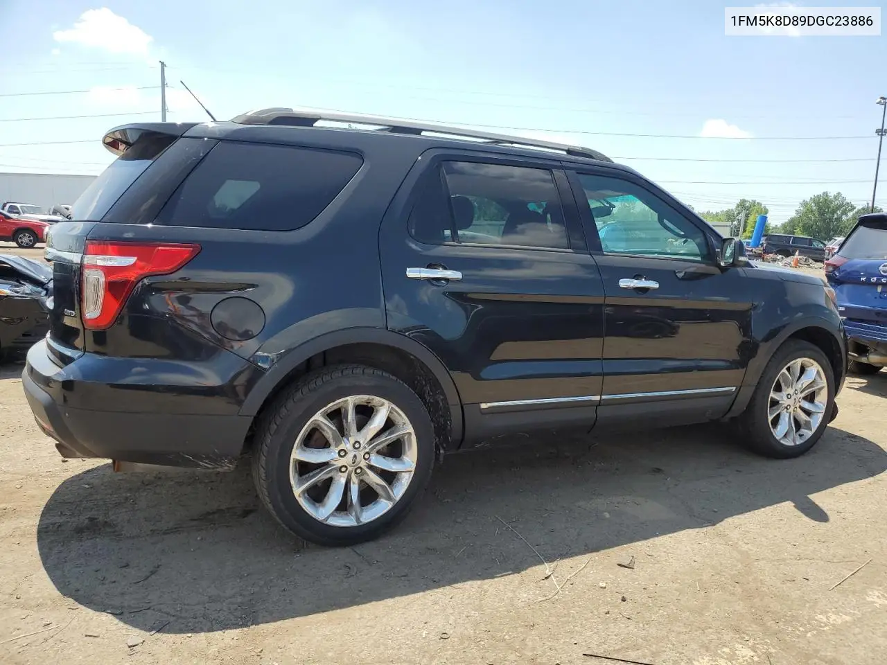 2013 Ford Explorer Xlt VIN: 1FM5K8D89DGC23886 Lot: 63498905