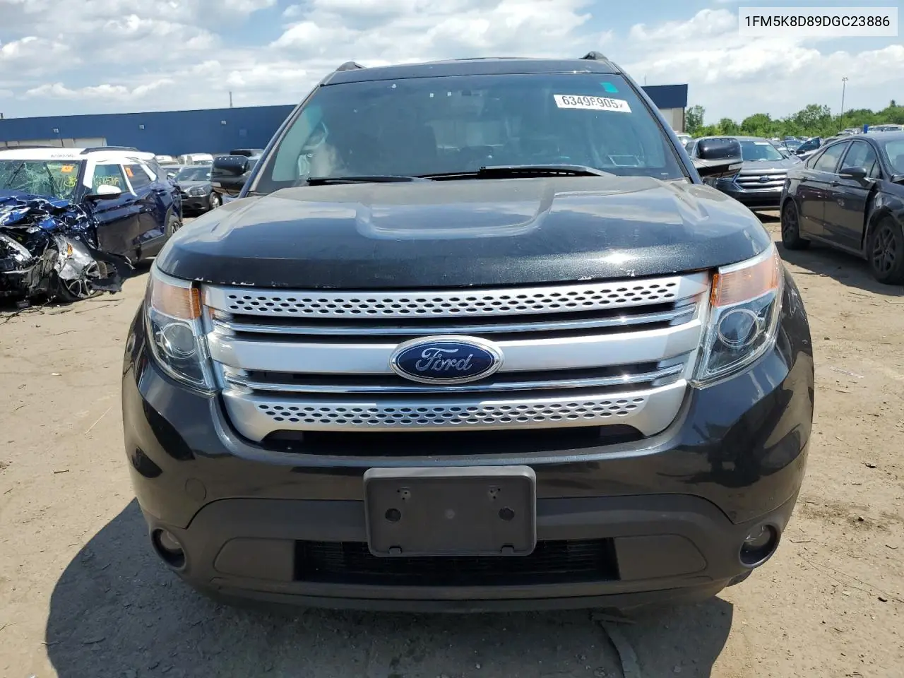 2013 Ford Explorer Xlt VIN: 1FM5K8D89DGC23886 Lot: 63498905