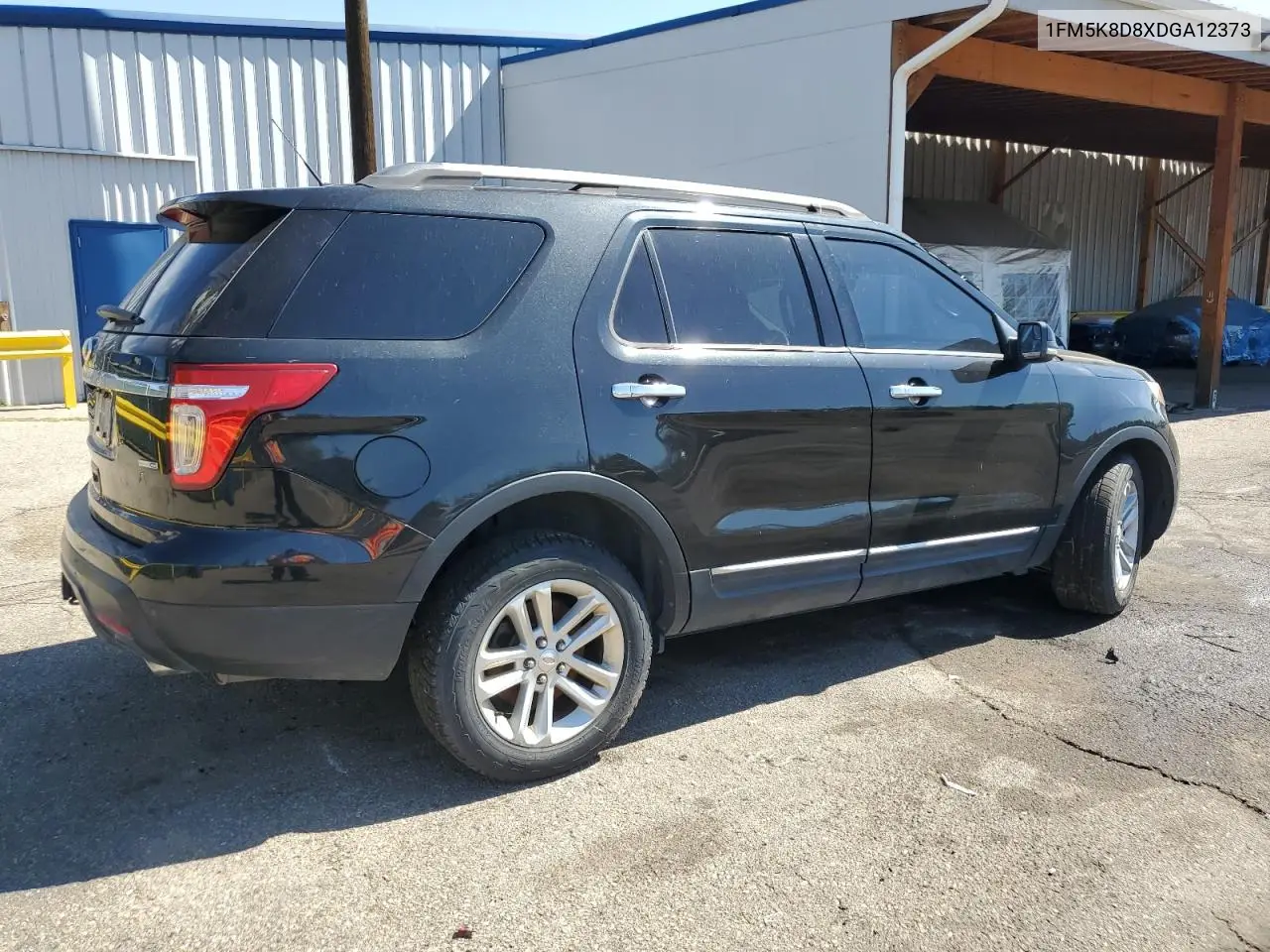 2013 Ford Explorer Xlt VIN: 1FM5K8D8XDGA12373 Lot: 63702505