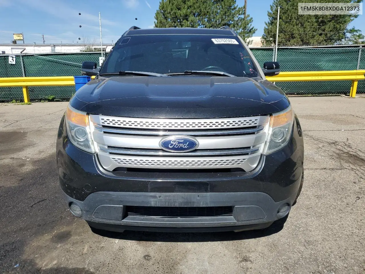 2013 Ford Explorer Xlt VIN: 1FM5K8D8XDGA12373 Lot: 63702505