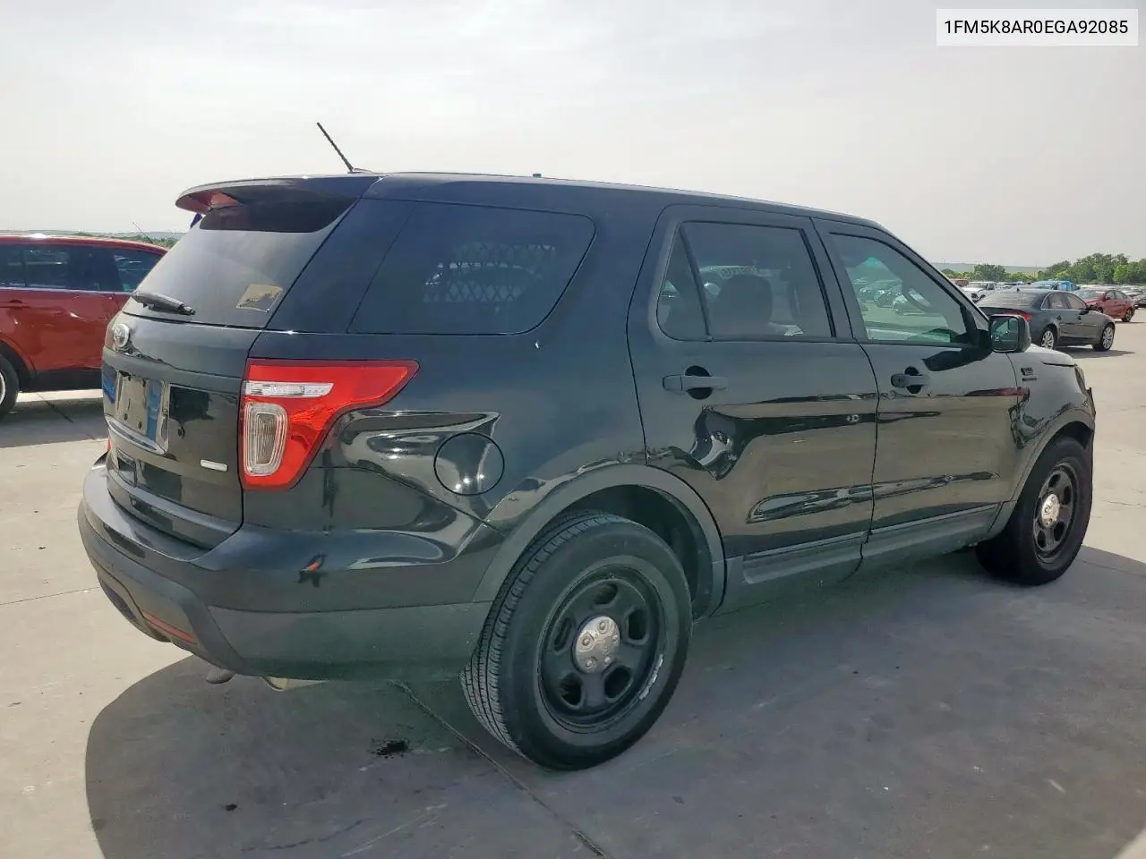 2014 Ford Explorer Police Interceptor VIN: 1FM5K8AR0EGA92085 Lot: 55067335