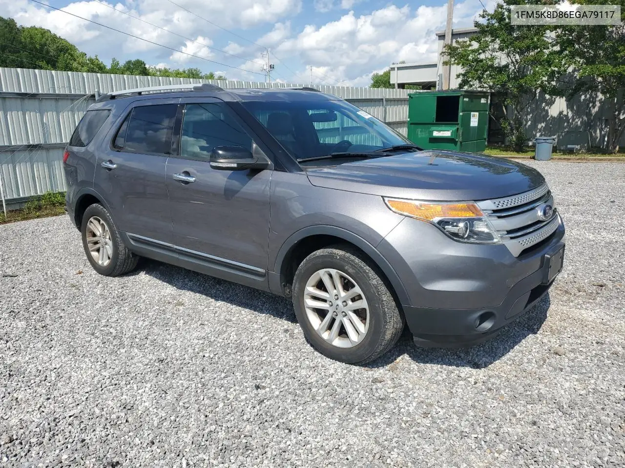 2014 Ford Explorer Xlt VIN: 1FM5K8D86EGA79117 Lot: 56160085