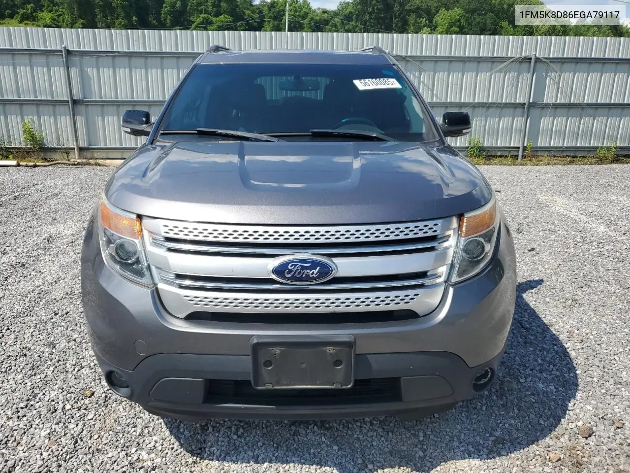 2014 Ford Explorer Xlt VIN: 1FM5K8D86EGA79117 Lot: 56160085