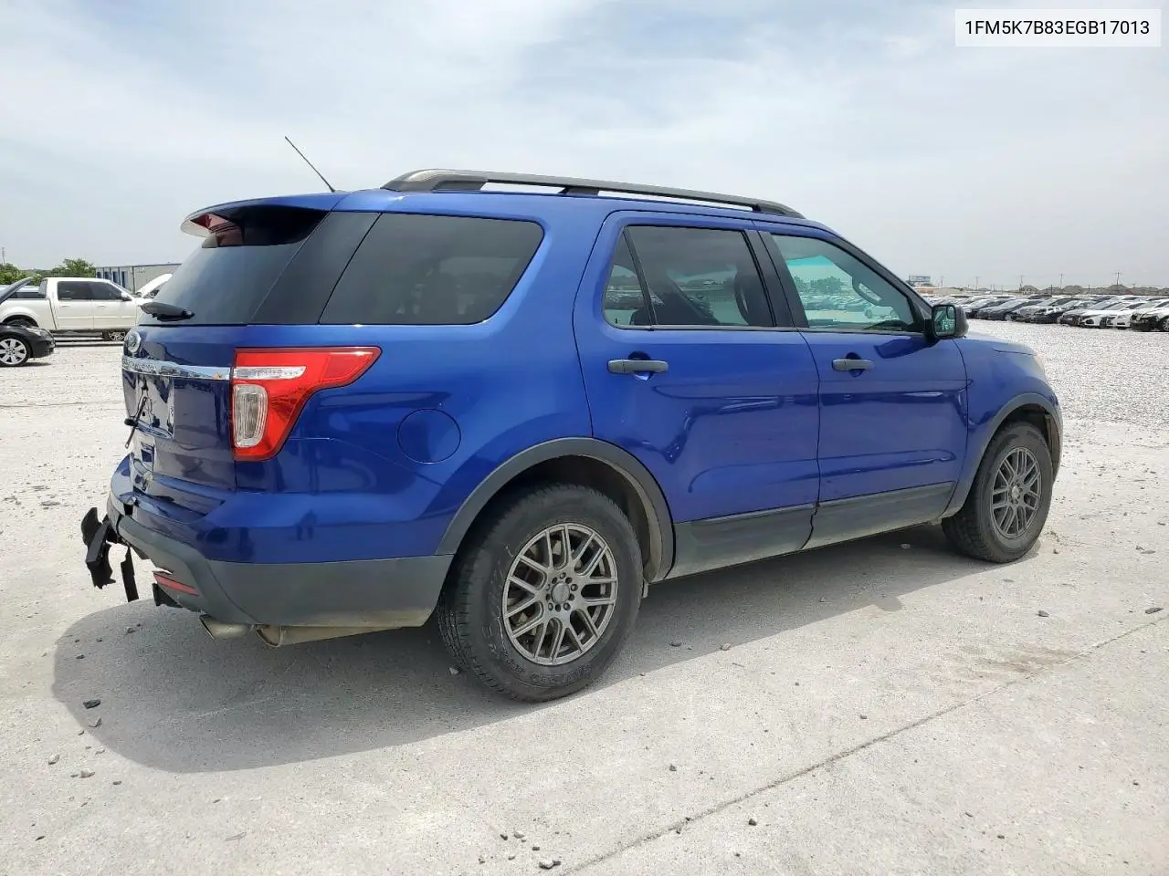 2014 Ford Explorer VIN: 1FM5K7B83EGB17013 Lot: 56302325