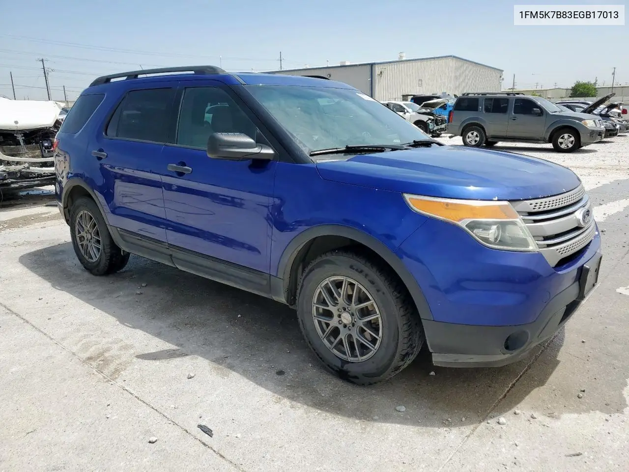 2014 Ford Explorer VIN: 1FM5K7B83EGB17013 Lot: 56302325