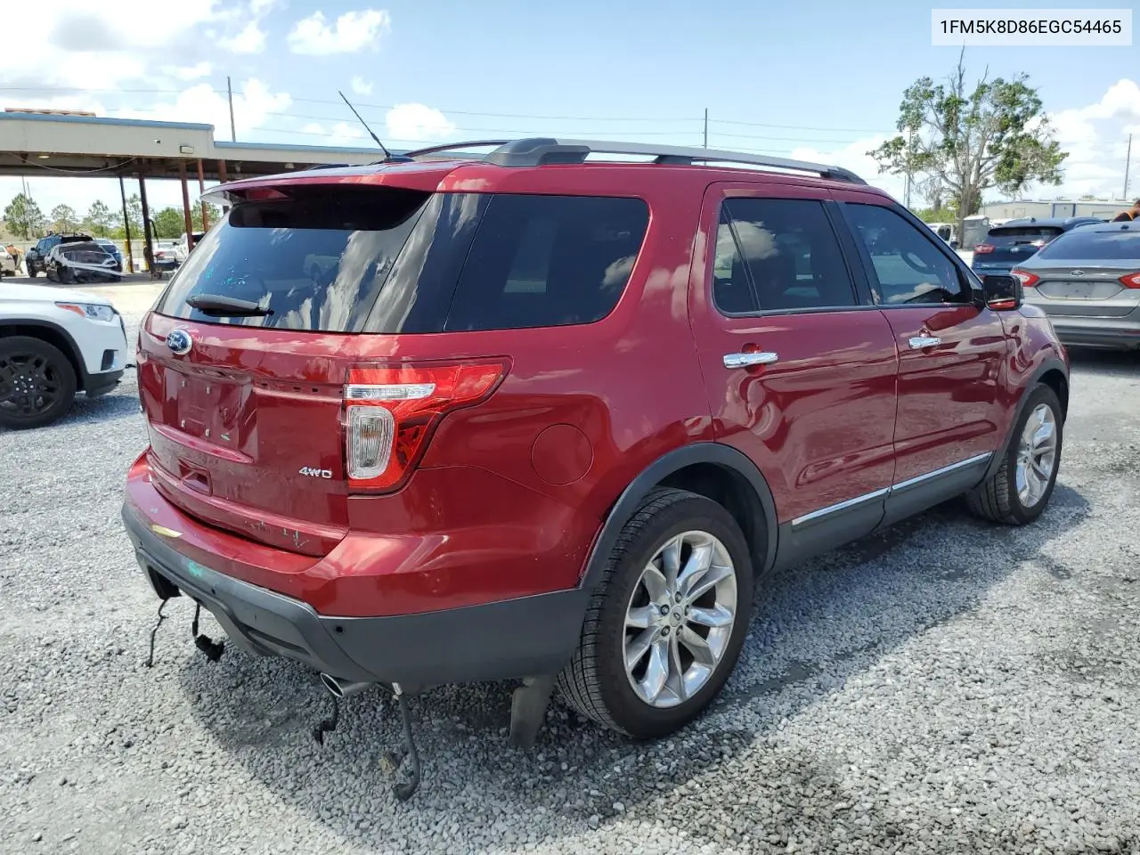 2014 Ford Explorer Xlt VIN: 1FM5K8D86EGC54465 Lot: 56948435