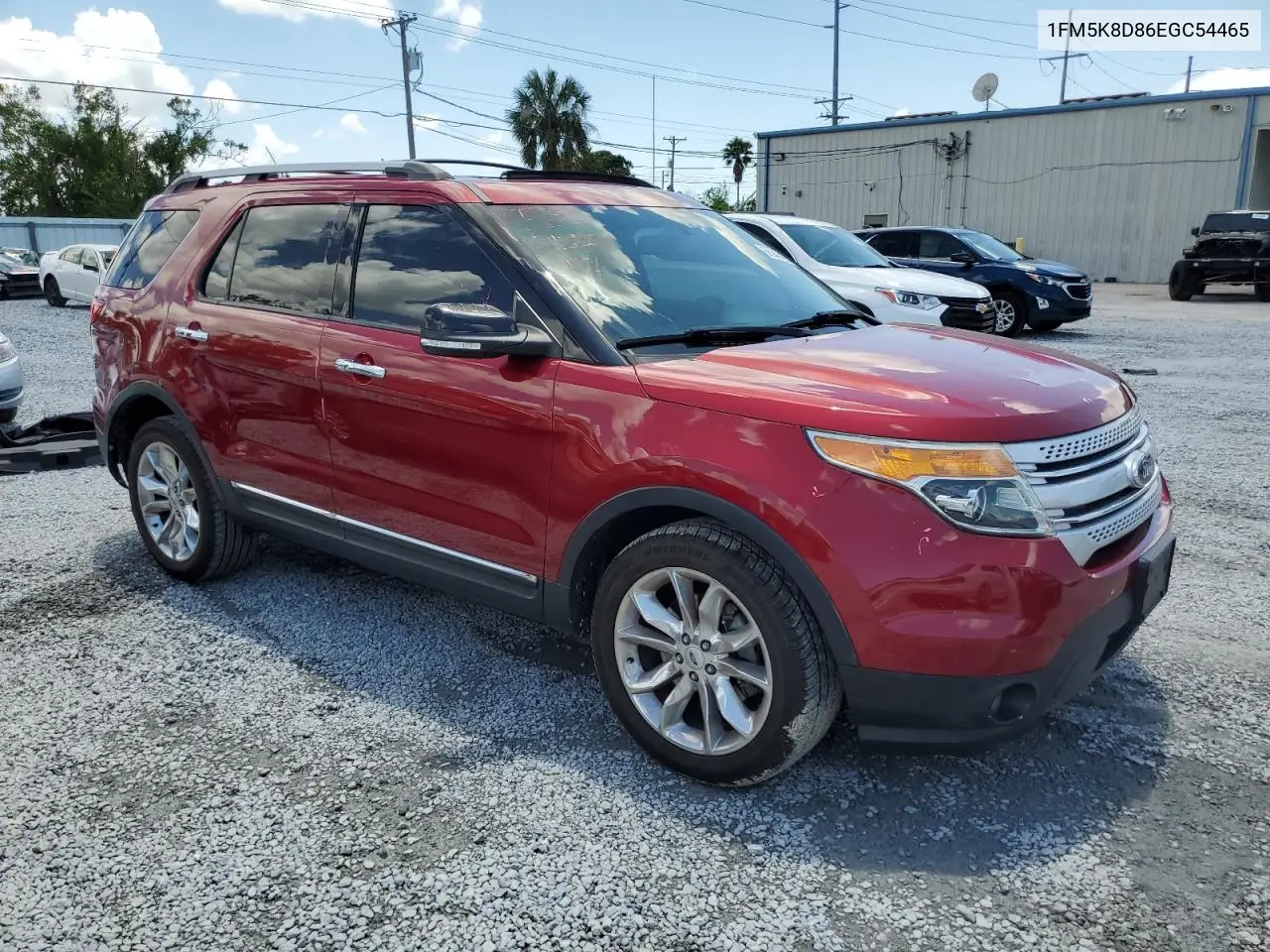 2014 Ford Explorer Xlt VIN: 1FM5K8D86EGC54465 Lot: 56948435