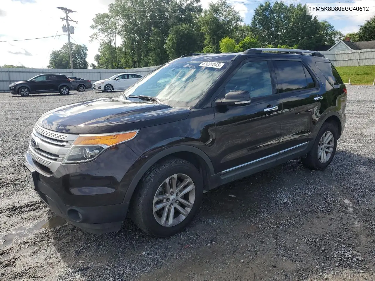 2014 Ford Explorer Xlt VIN: 1FM5K8D80EGC40612 Lot: 57024245