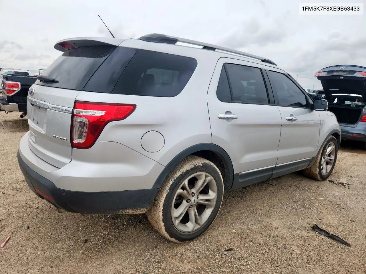2014 Ford Explorer Limited VIN: 1FM5K7F8XEGB63433 Lot: 62212775