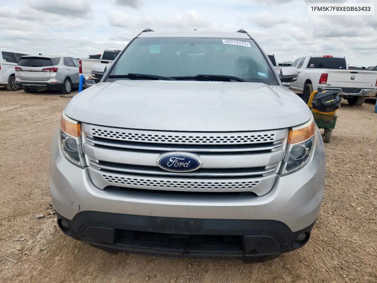 2014 Ford Explorer Limited VIN: 1FM5K7F8XEGB63433 Lot: 62212775