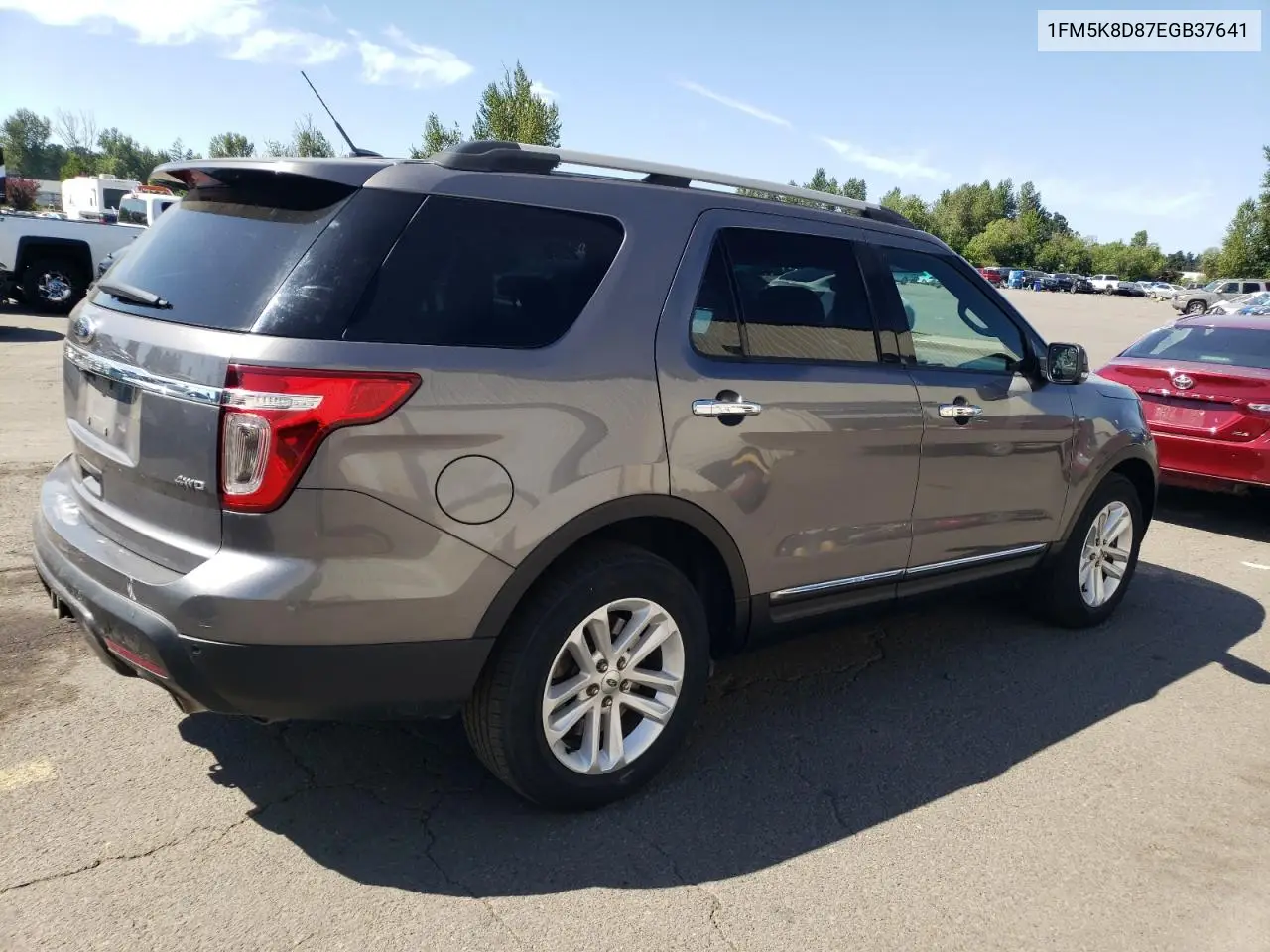 2014 Ford Explorer Xlt VIN: 1FM5K8D87EGB37641 Lot: 62519725