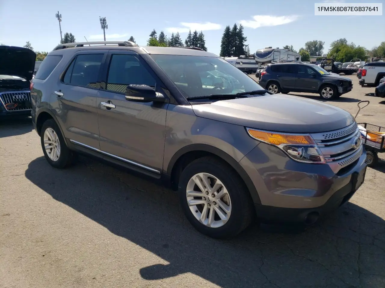 2014 Ford Explorer Xlt VIN: 1FM5K8D87EGB37641 Lot: 62519725