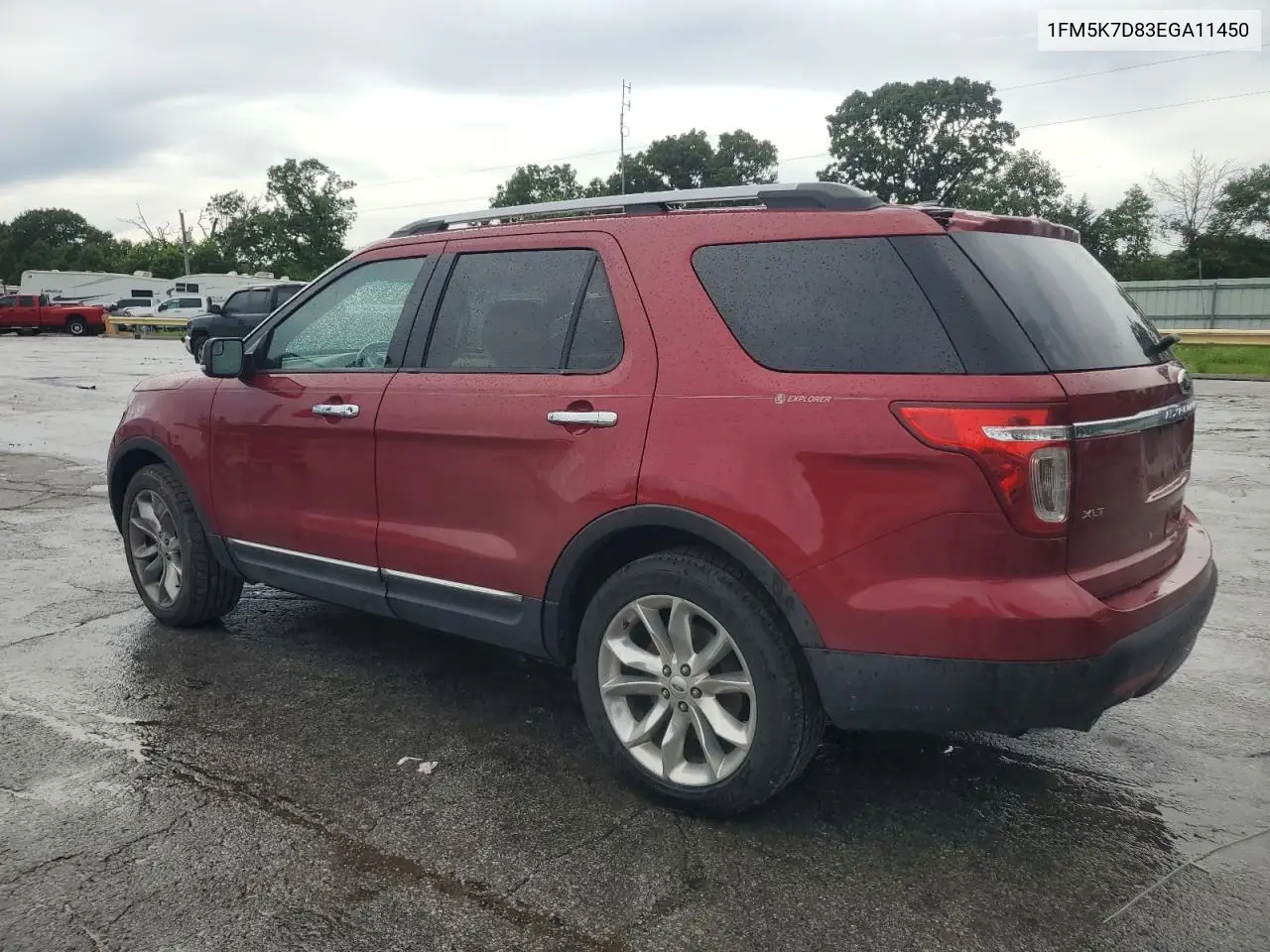2014 Ford Explorer Xlt VIN: 1FM5K7D83EGA11450 Lot: 62595155