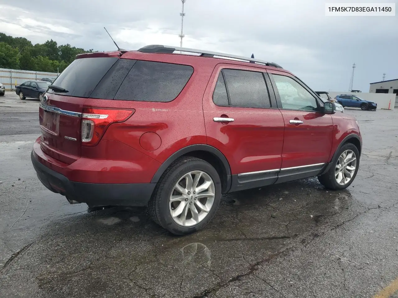 2014 Ford Explorer Xlt VIN: 1FM5K7D83EGA11450 Lot: 62595155