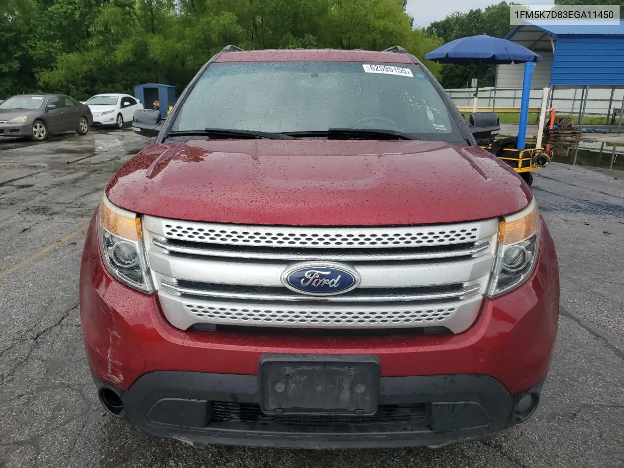 2014 Ford Explorer Xlt VIN: 1FM5K7D83EGA11450 Lot: 62595155
