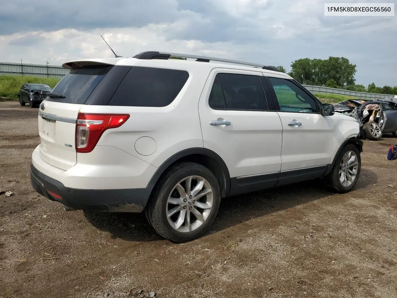 2014 Ford Explorer Xlt VIN: 1FM5K8D8XEGC56560 Lot: 62655515