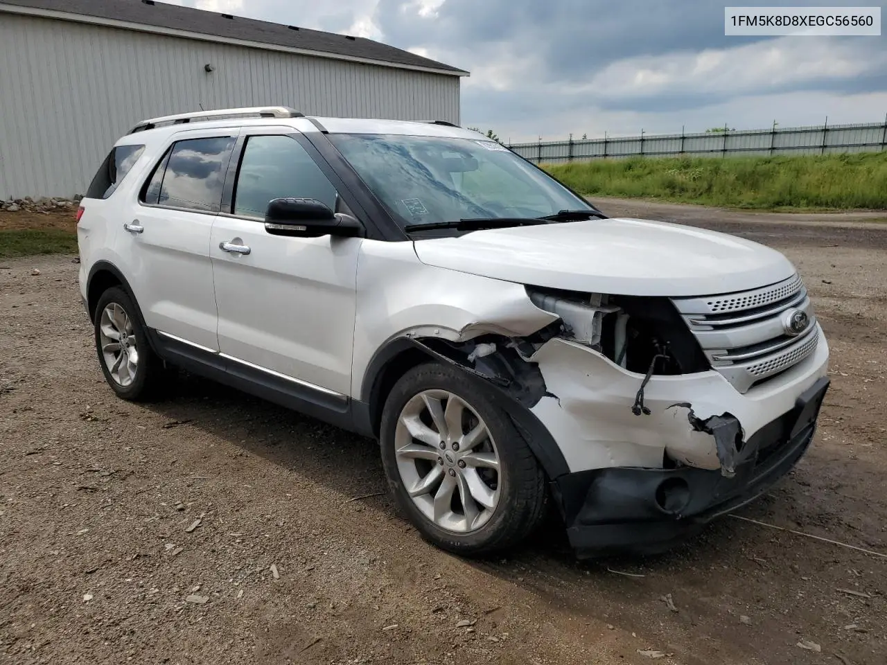 2014 Ford Explorer Xlt VIN: 1FM5K8D8XEGC56560 Lot: 62655515