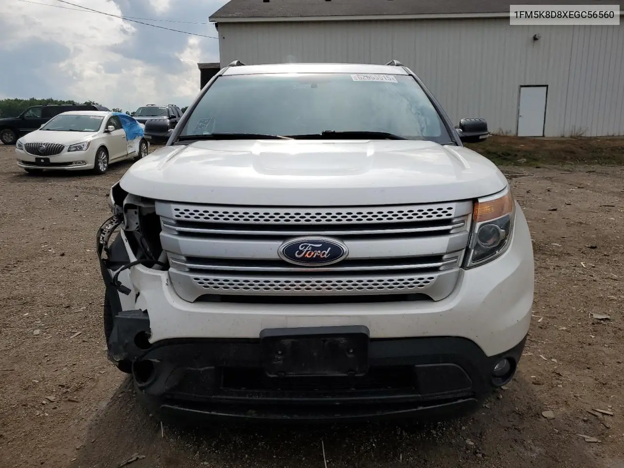 2014 Ford Explorer Xlt VIN: 1FM5K8D8XEGC56560 Lot: 62655515