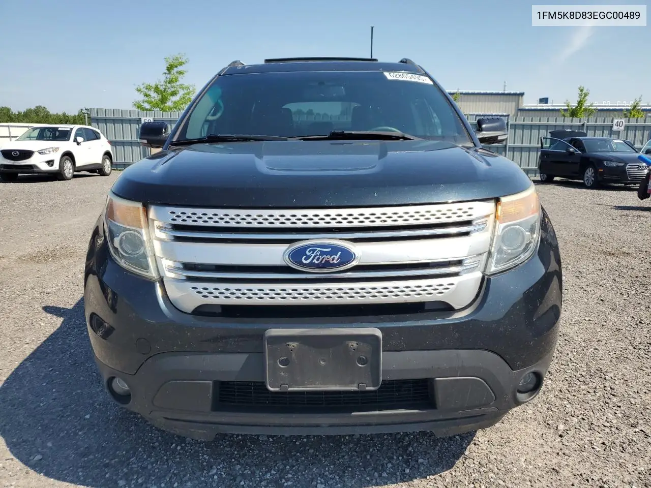 2014 Ford Explorer Xlt VIN: 1FM5K8D83EGC00489 Lot: 62865495