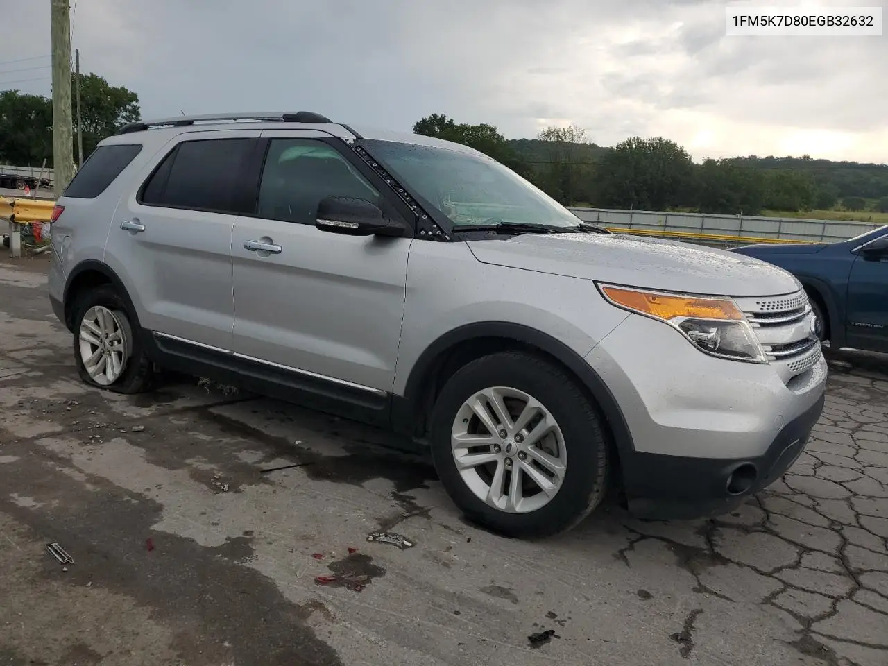 2014 Ford Explorer Xlt VIN: 1FM5K7D80EGB32632 Lot: 62869025