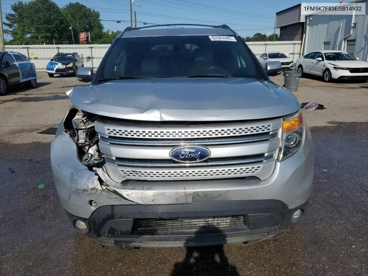 2014 Ford Explorer Limited VIN: 1FM5K7F83EGB14932 Lot: 62904465