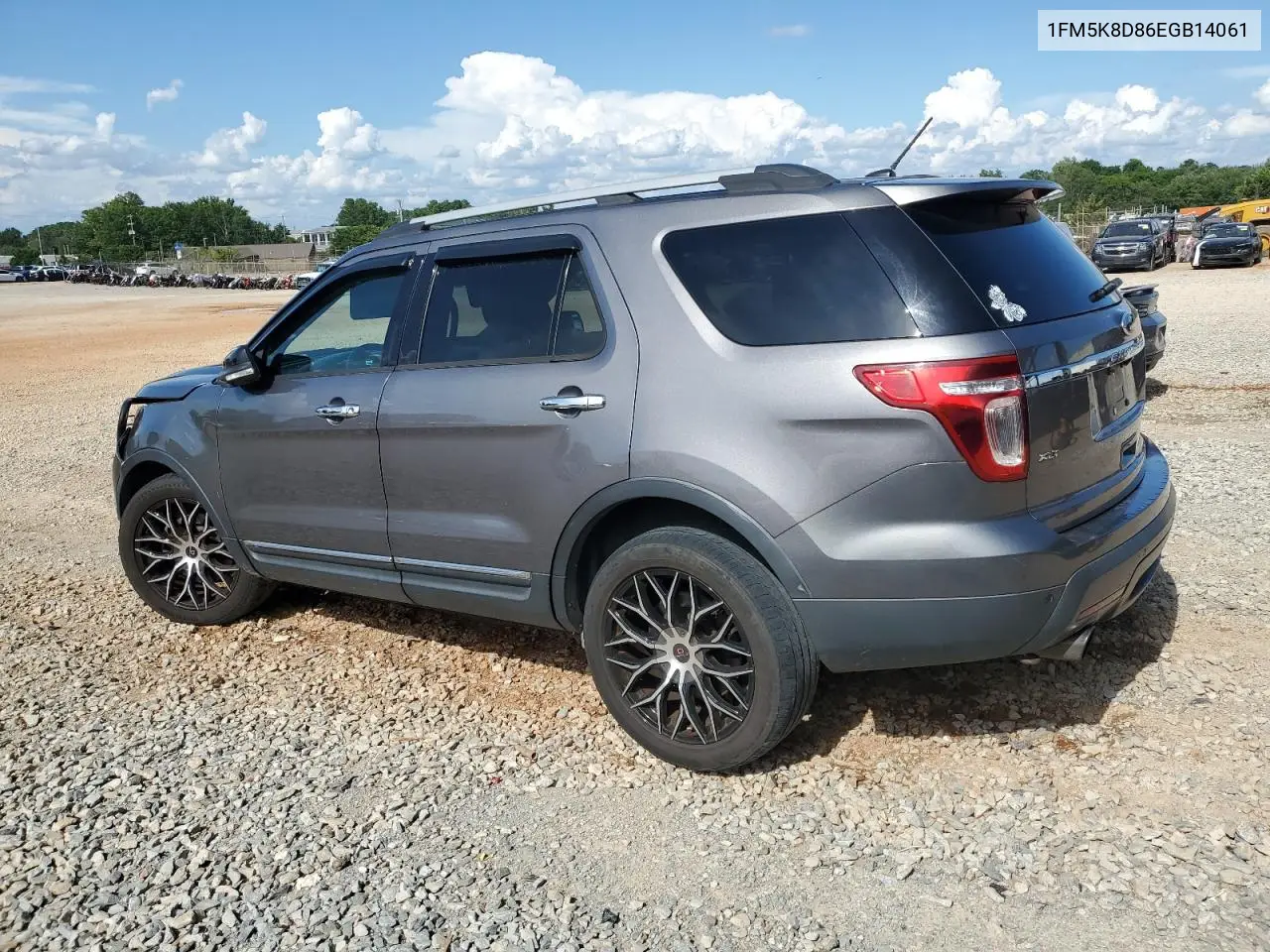 2014 Ford Explorer Xlt VIN: 1FM5K8D86EGB14061 Lot: 62910955