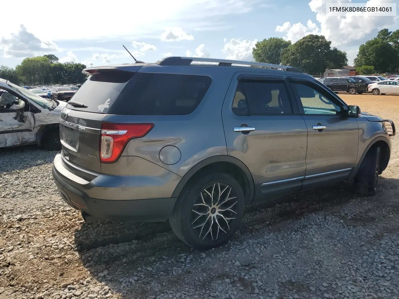 2014 Ford Explorer Xlt VIN: 1FM5K8D86EGB14061 Lot: 62910955