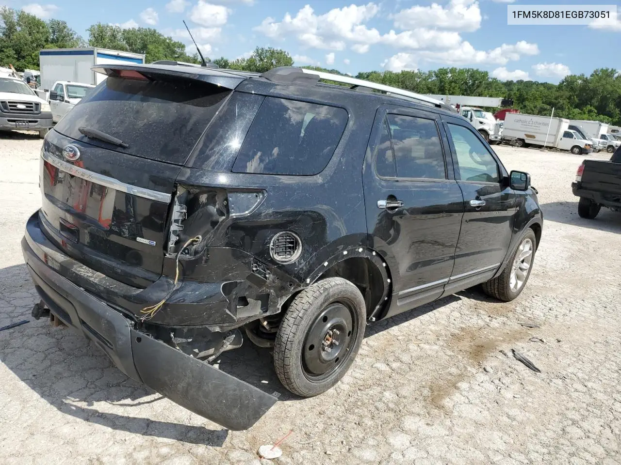 2014 Ford Explorer Xlt VIN: 1FM5K8D81EGB73051 Lot: 63015265