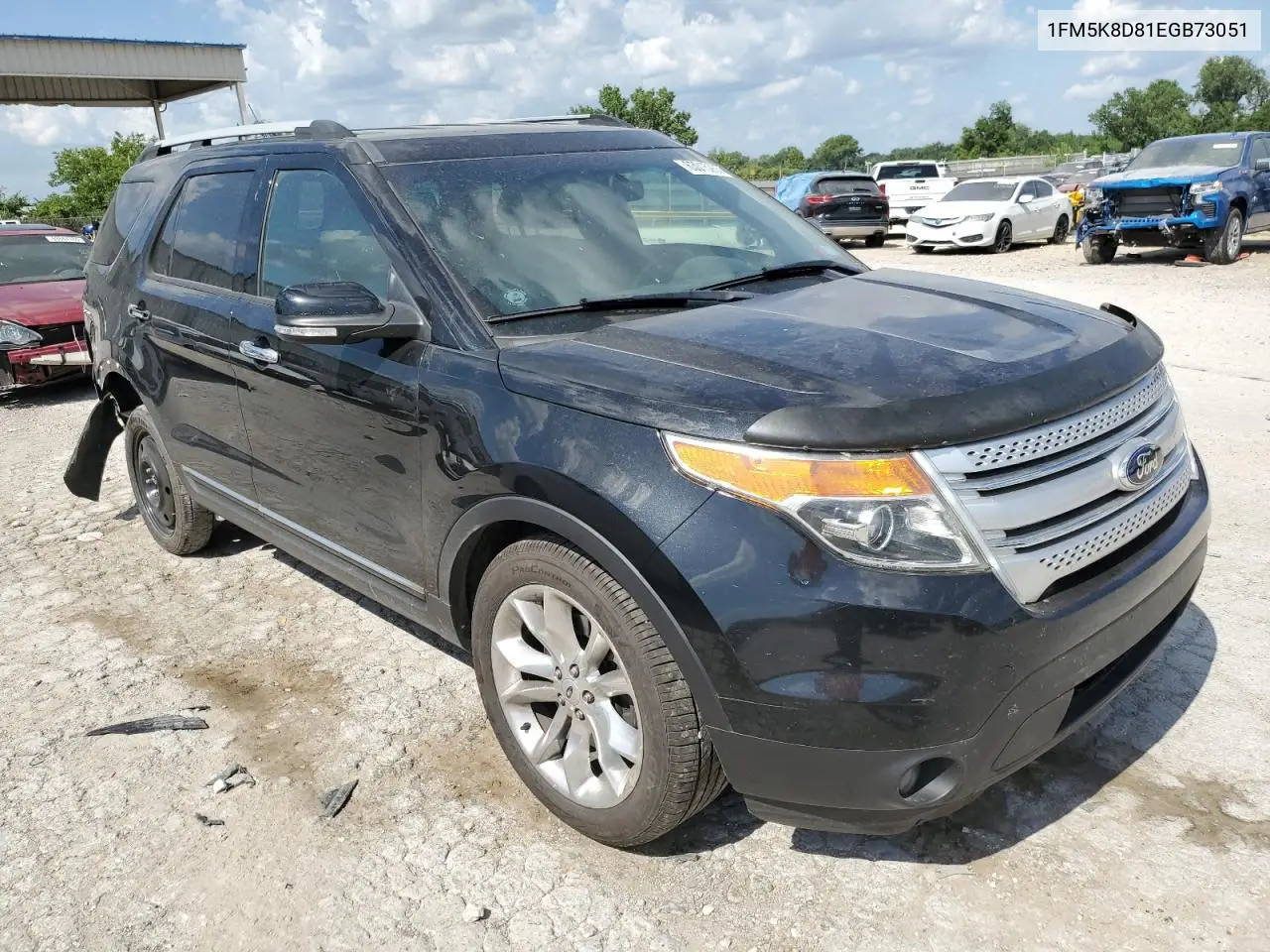 2014 Ford Explorer Xlt VIN: 1FM5K8D81EGB73051 Lot: 63015265
