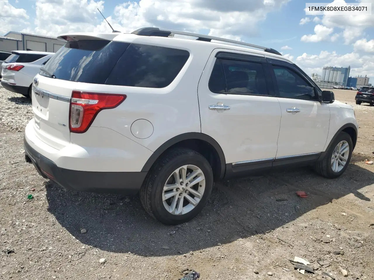 2014 Ford Explorer Xlt VIN: 1FM5K8D8XEGB34071 Lot: 63032665