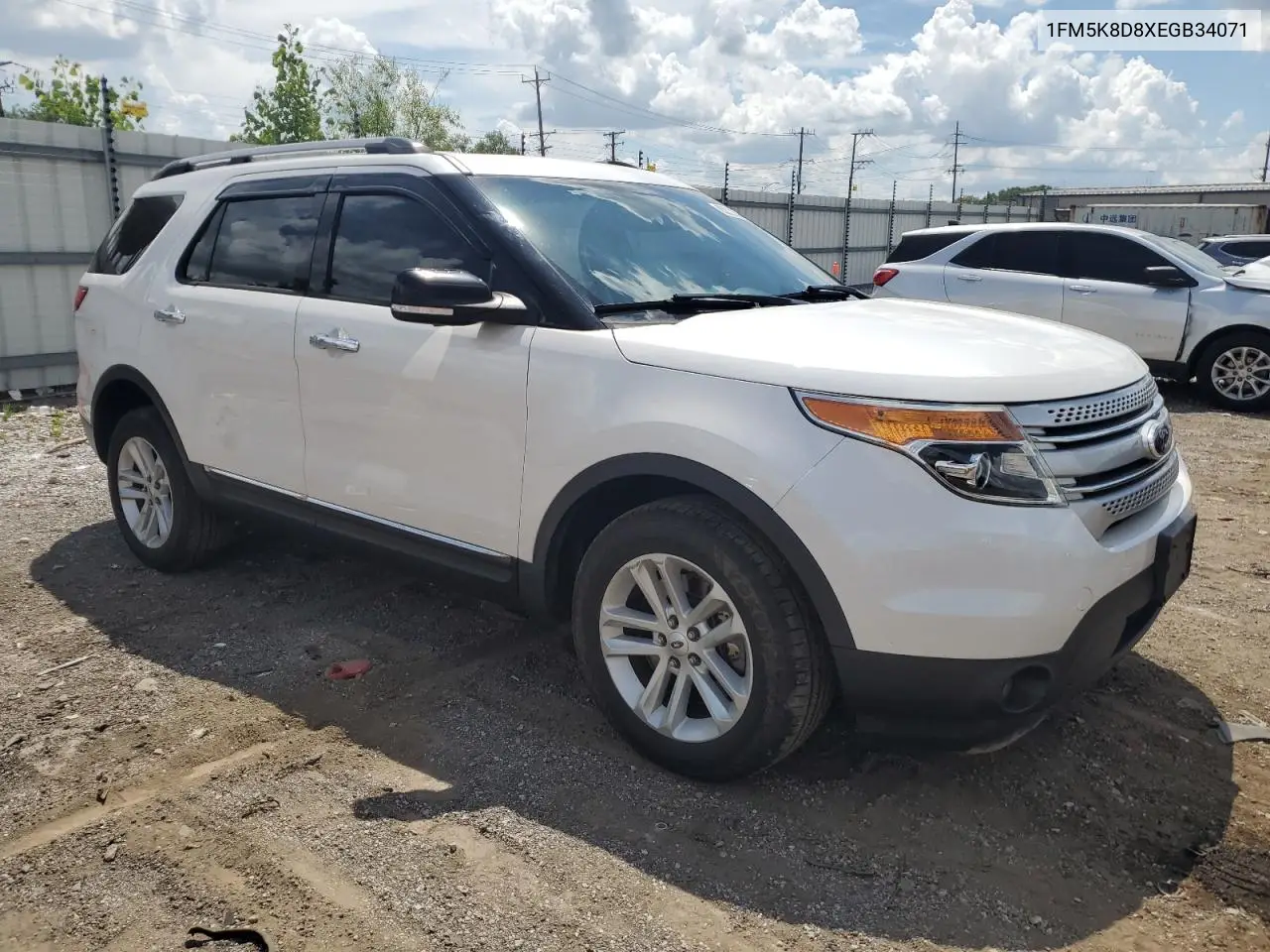 2014 Ford Explorer Xlt VIN: 1FM5K8D8XEGB34071 Lot: 63032665