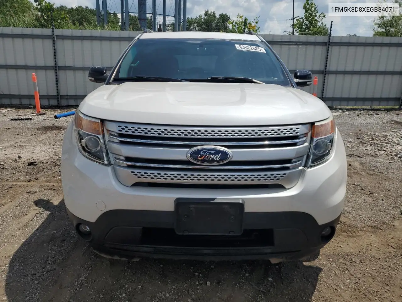 2014 Ford Explorer Xlt VIN: 1FM5K8D8XEGB34071 Lot: 63032665