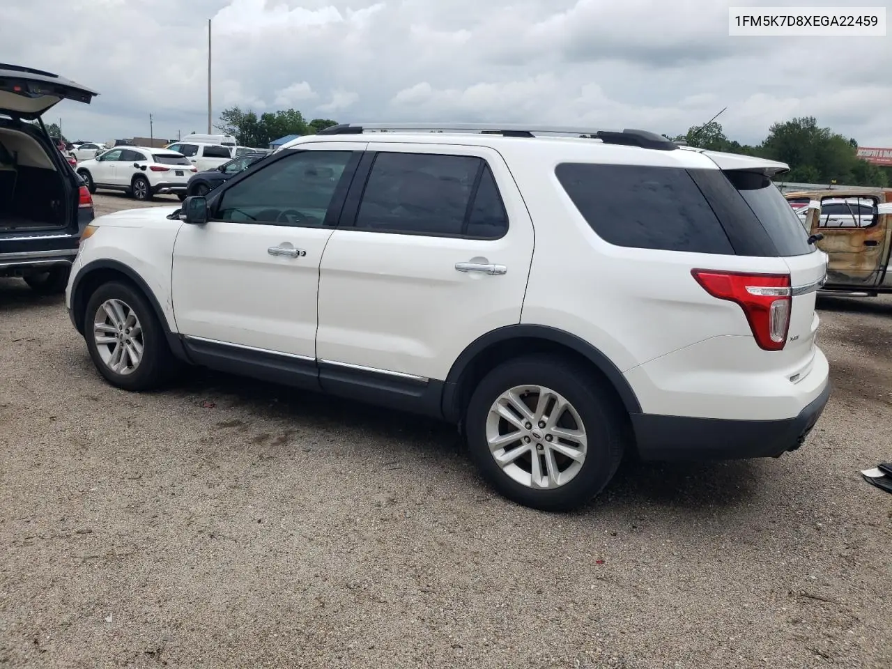 2014 Ford Explorer Xlt VIN: 1FM5K7D8XEGA22459 Lot: 63042695