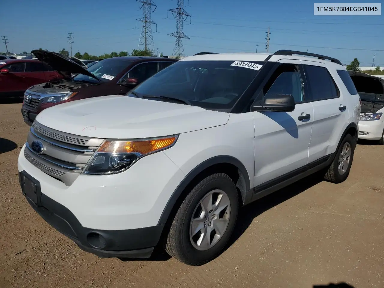 2014 Ford Explorer VIN: 1FM5K7B84EGB41045 Lot: 63059345
